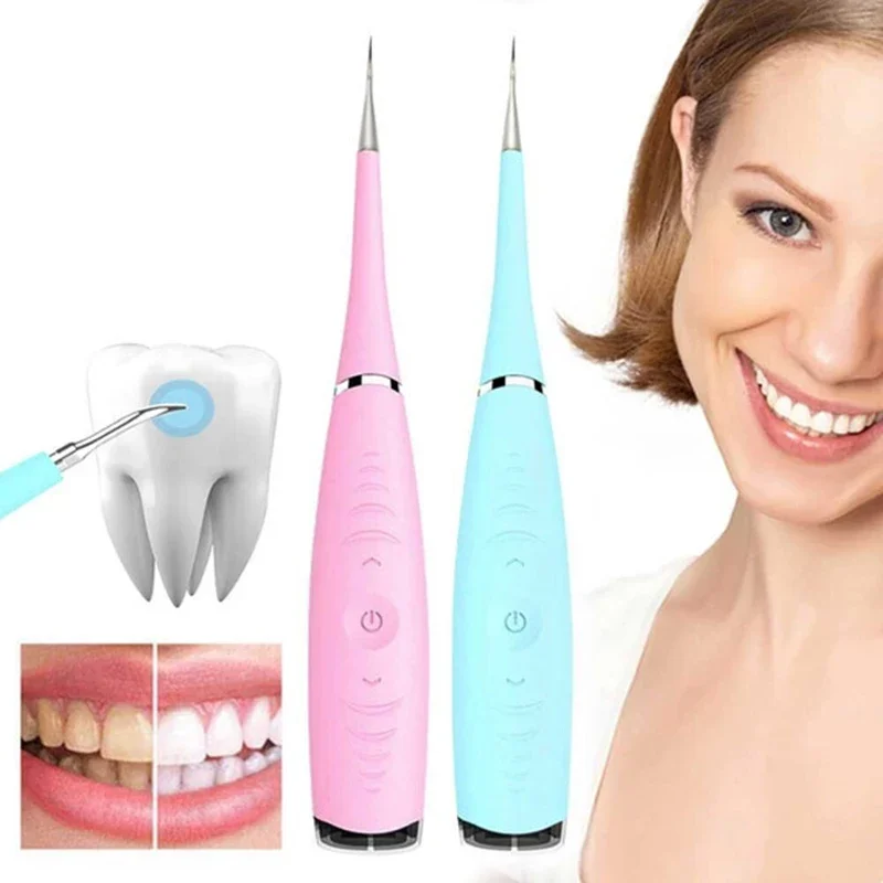 

Sonic Dental Scaler Tooth Calculus Remover Teeth Whitening USB Recharge Ultrasonic Vibration Tooth Stains Tartar Cleaner Tool