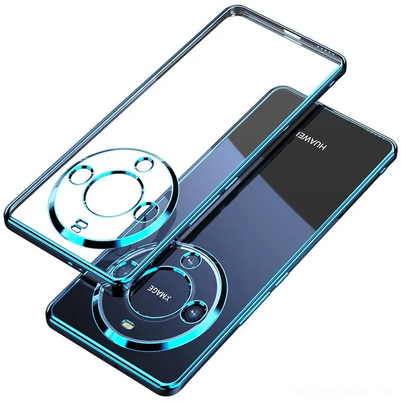 حافظة لهاتف Honor X9D/X70 حافظة عصرية مطلية بالكهرباء شفافة صديقة للبشرة غطاء من البولي يوريثان الحراري لهاتف Honor x7d ممتص للصدمات فودان