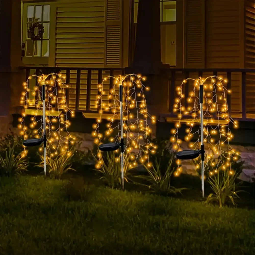 1/2PC Solar Courtyard Light, Ground Insertion Outdoor Lawn Light, Suitable for Landscape Decoration in Courtyard Gardens