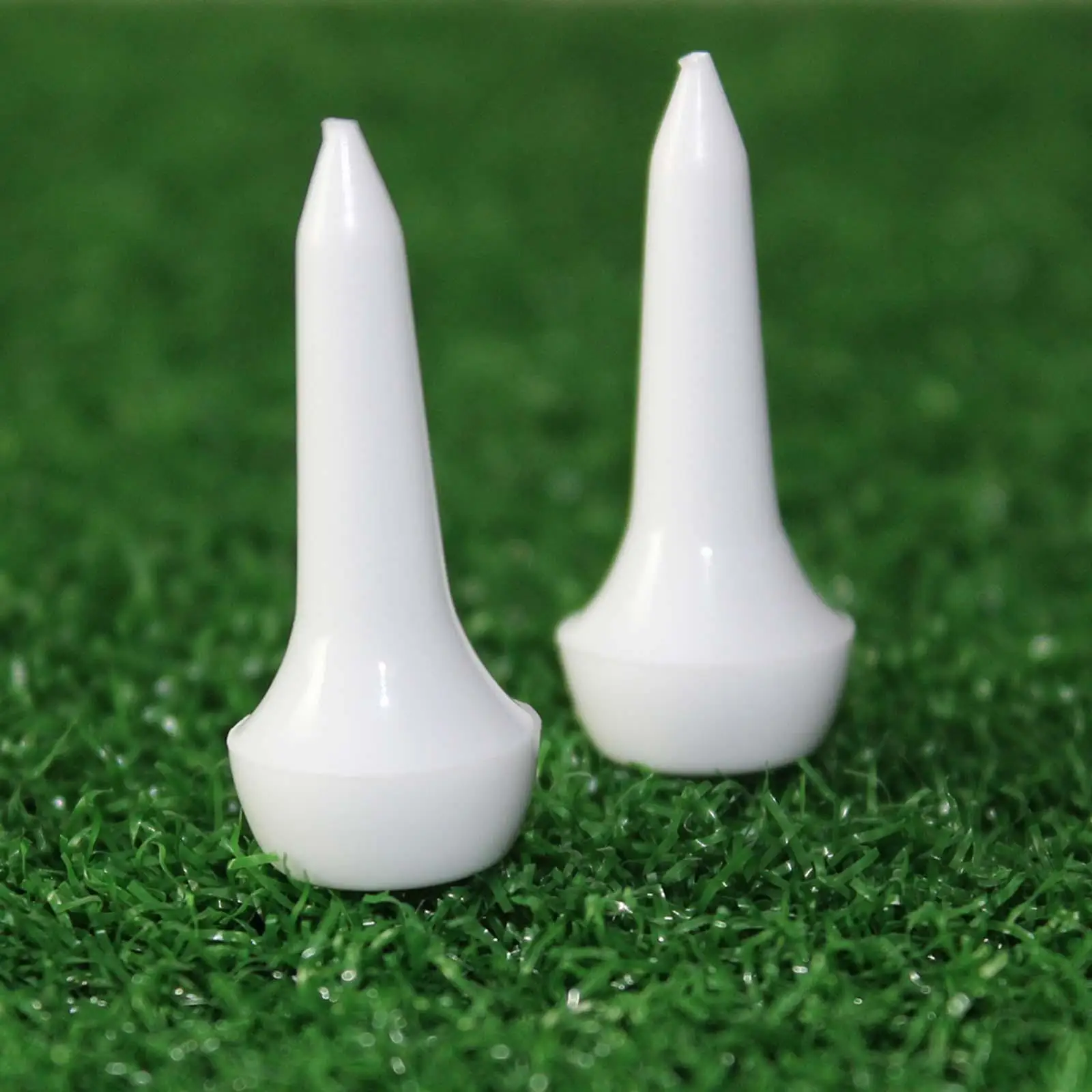 Reusable Golf Tees 50 Pack Lightweight Plastic Ball Holder Portable for Indoor Outdoor Golf Training Aid Accessories Equipment