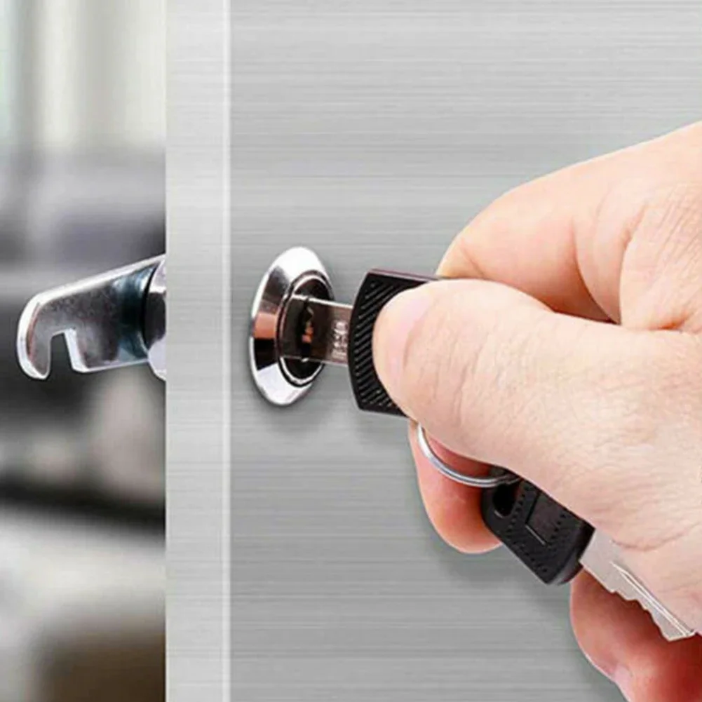 Door Lock W/ 2 Key For Cabinet Mailbox B Arrel Drawer Cupboard Locker 16 20 25 30mm For Desk Drawers, Glass Doors & Lockers