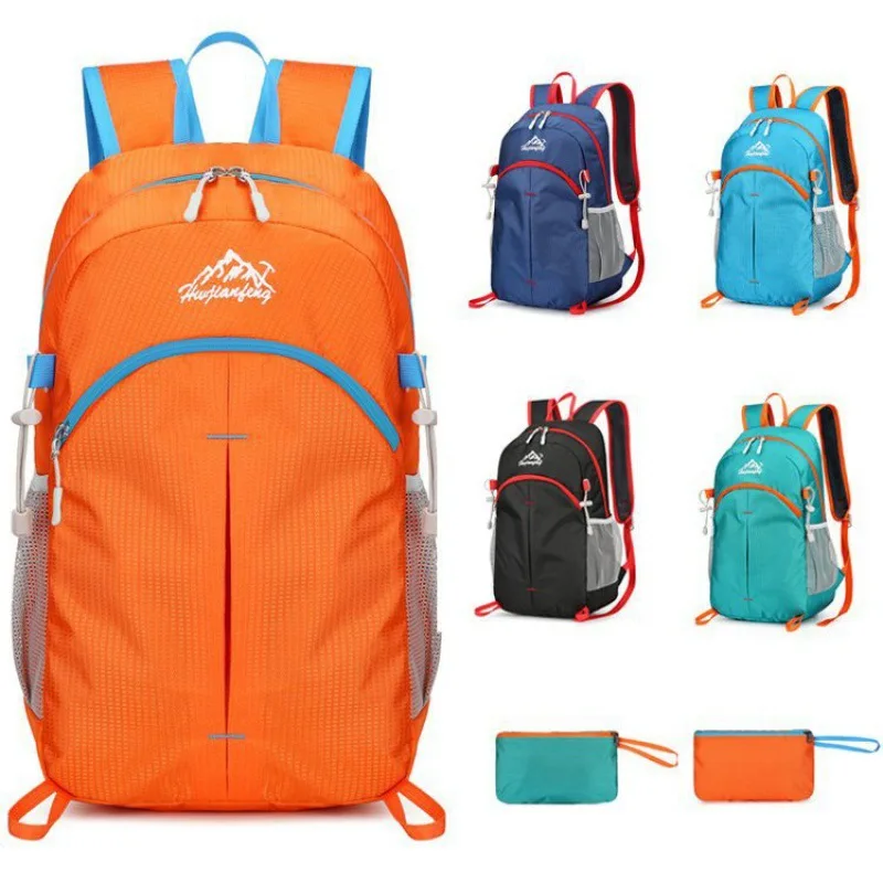 

Foldable Hiking Backpack Lightweight 20-35L Waterproof Travel Sports Bag for Trekking Cycling Camping -210g Outdoor Portable Bag