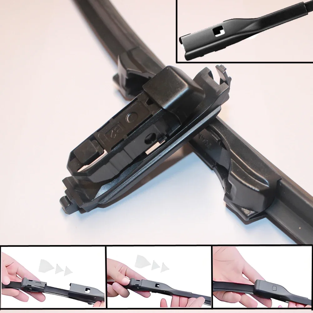 لسكودا فابيا MK3 NJ 2015 ~ 2021 الزجاج الأمامي اكسسوارات الزجاج الأمامي نافذة 2015 2016 2017 2018 2019 2020 شفرات الممسحة الأمامية للسيارة