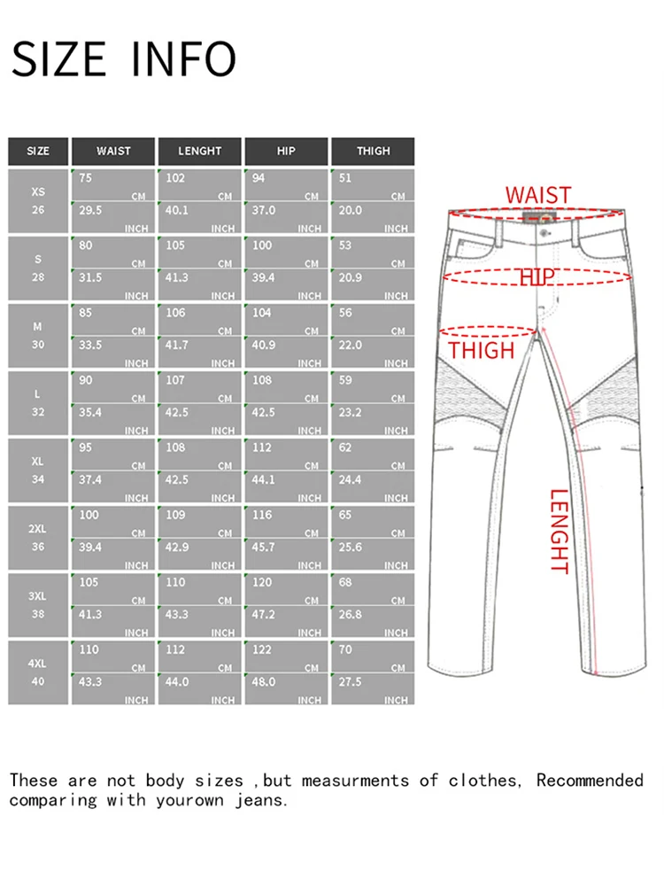 2024 New Men Motorcycle Jeans Summer Outdoor Riding Motorcycle Trousers Drop-resistant Pants With Protective Gear