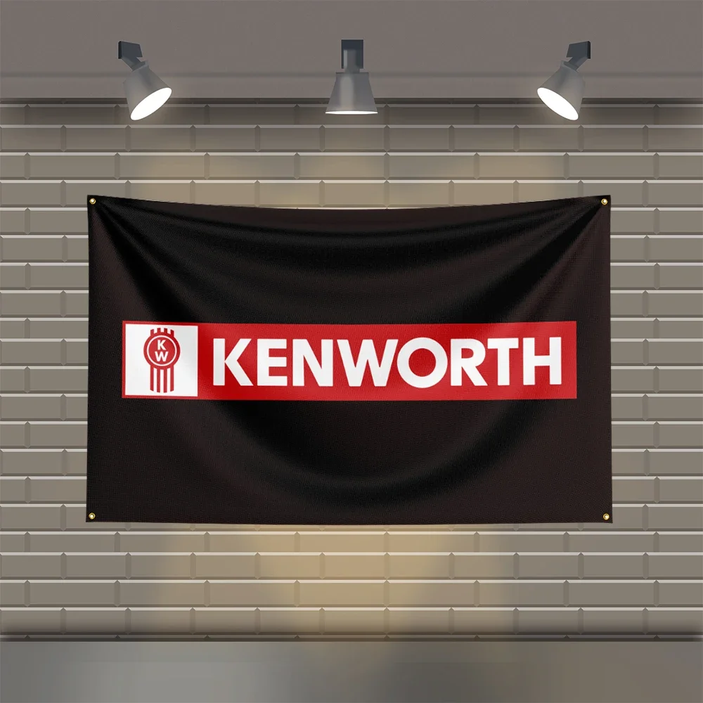 3x5 Ft K-Kenworths Racing  Flag Polyester Printed Cars Flags for Room Garage Decor