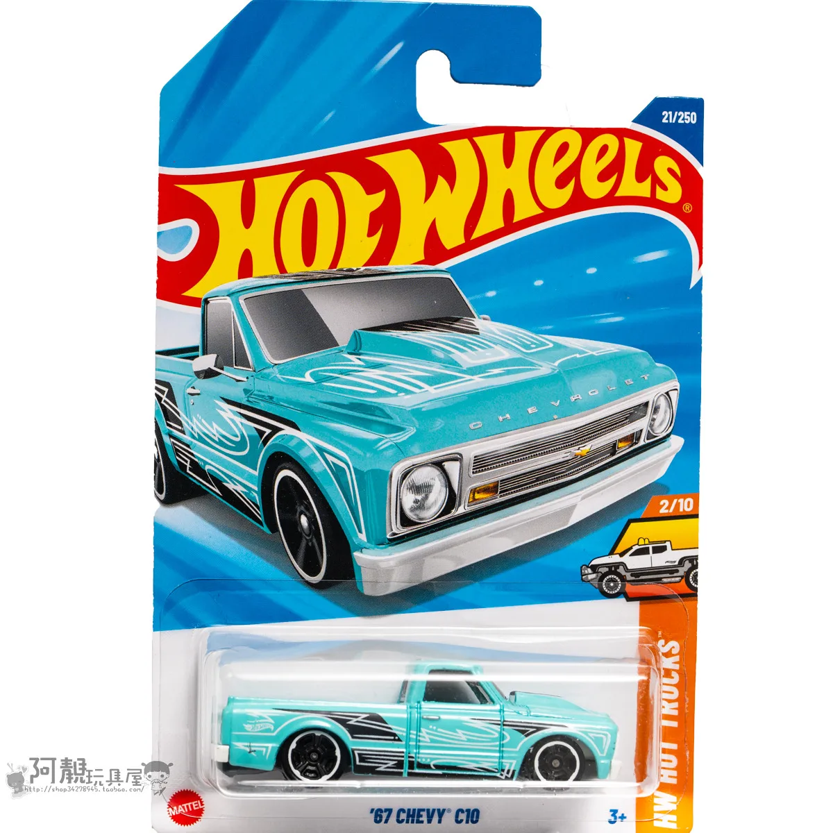 

Mattel Hot Wheels Car '67 CHEVY C10 Diecast 1/64 Boys Toys HW HOT TRUCKS Vehicles Models Birthday Gift