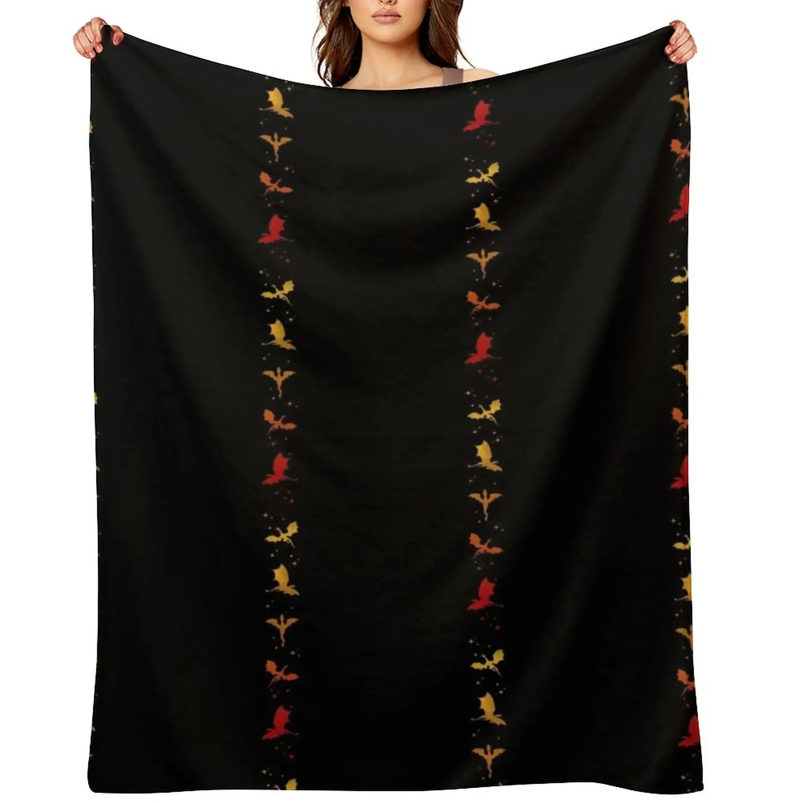 

Fourth Wing Dragon Rider 90s Throw Blanket Travel Hair Sofa Giant Sofa Blankets