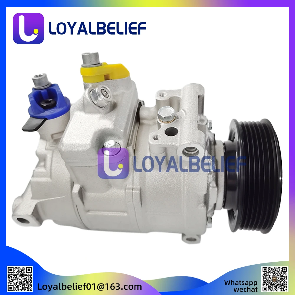 

6SEU14C Auto AC Compressor For VW AMAROK TRANSPORTER MULTIVAN 2.0 TDI 7E0820803J 7E0820803H 447150-2601 7E0820803J 447150-2603