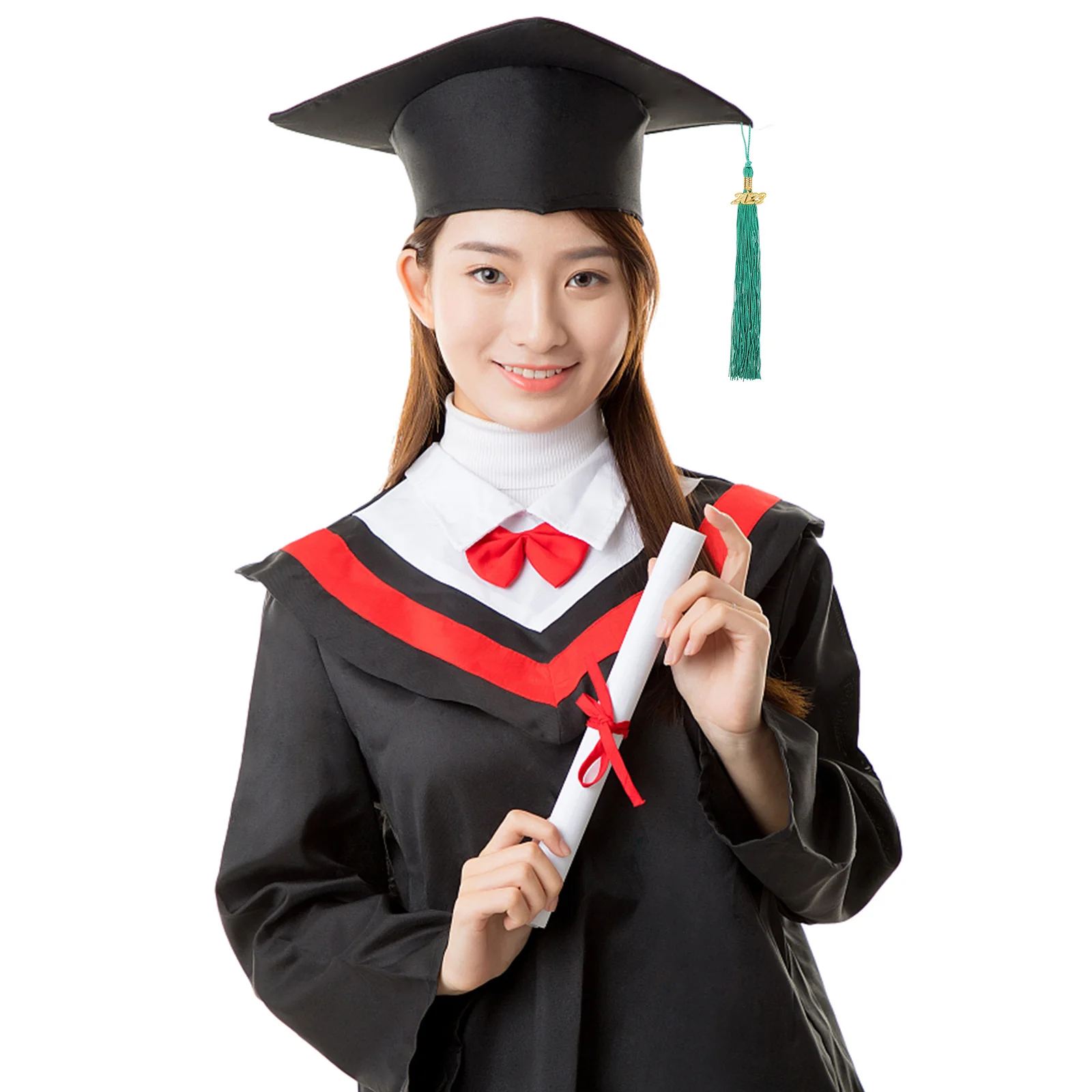 

10Pcs Black Graduation Tassels 2020 Academic Hat Party Decor Graduate Ceremony Gift Keychain Bookmark Souvenir