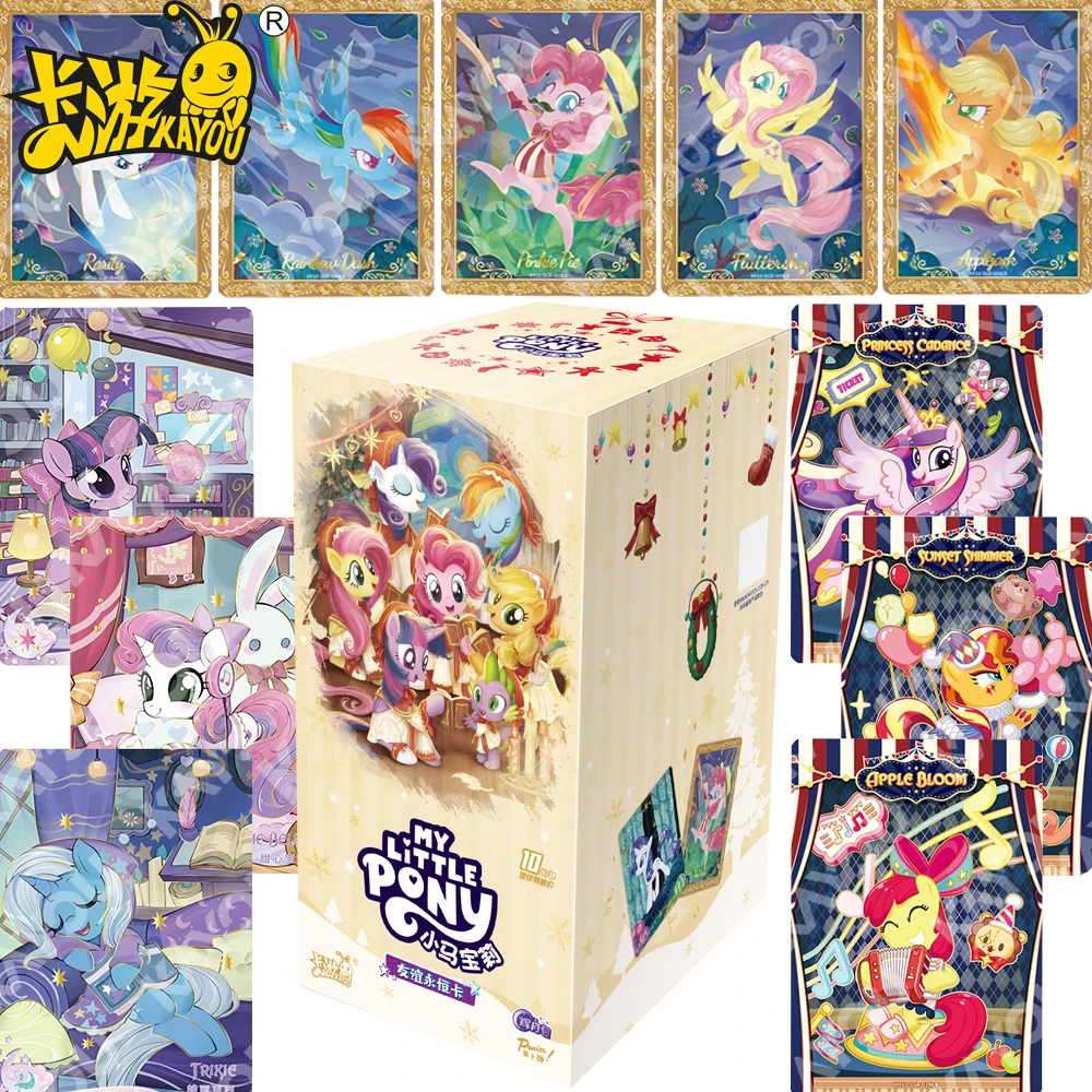 

Genuine KAYOU My Little Pony Collection Cards Animation High-quality and Exquisite Visual Art Character Cards Gifts for Friends