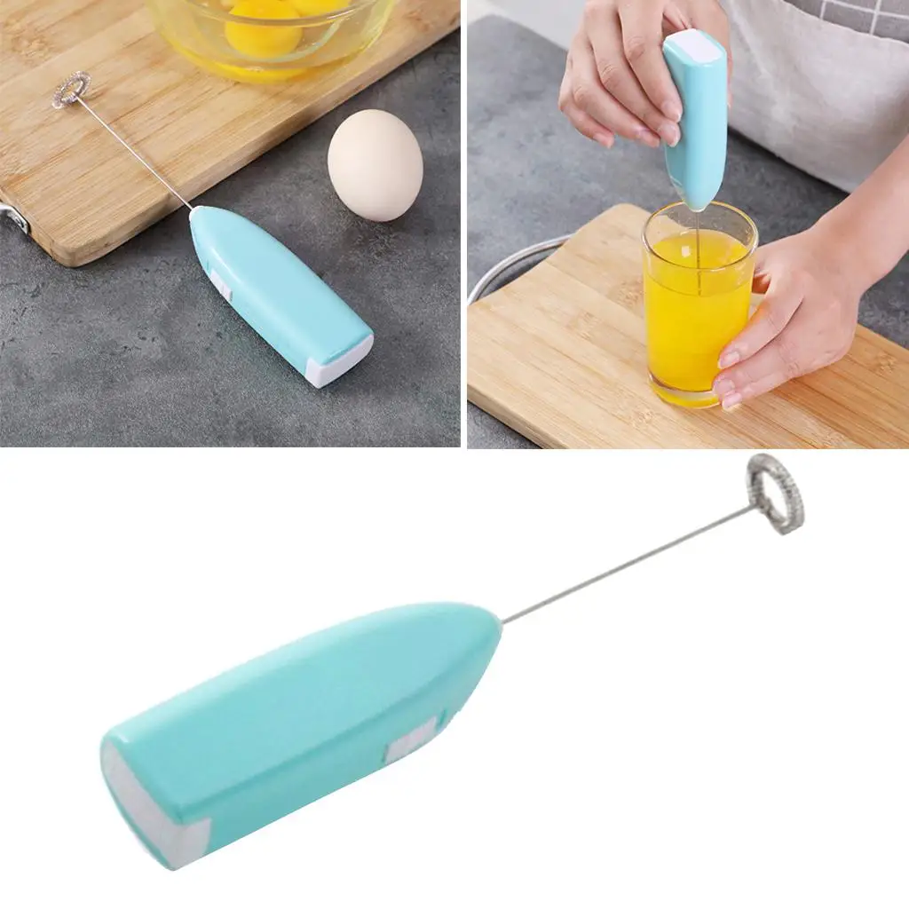 مضرب بيض كهربائي محمول من الفولاذ المقاوم للصدأ ، خلاط حليب ، مطبخ ، 2-6 عبوات