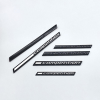Chrome Black 3D Letter Digit Car Trunk Emblem Badge Sticker Decals COMPETITION Logo Rear For M1 M3 M4 M5 M6 X1M X3M X4M X5M X6M