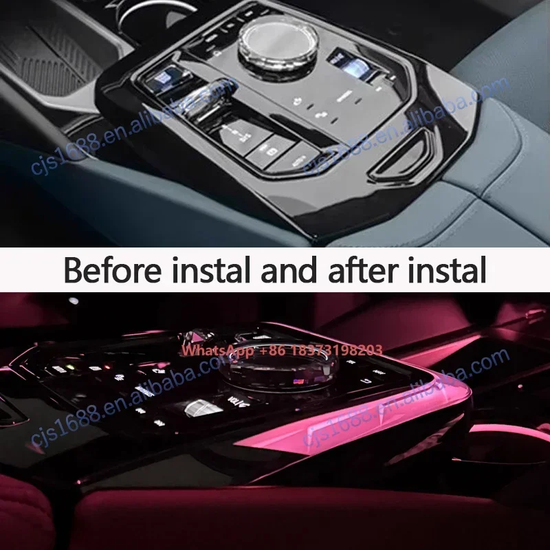

Center Console Saddle Lamp for 2024-2025 5 Series G60 G68 I5 Car Ambient Light Interior Accessories Decorative Strips