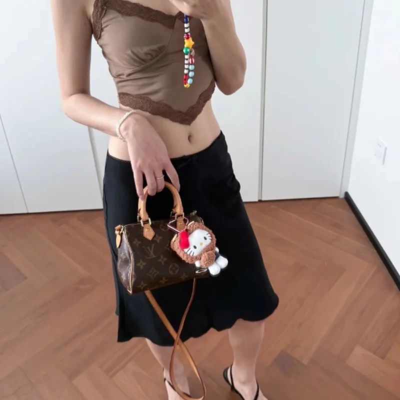 American Retro Half-length -knot Fish-tail Sensual -skirt Slimming Bodycon Summer New Style Women's Polyester T-...