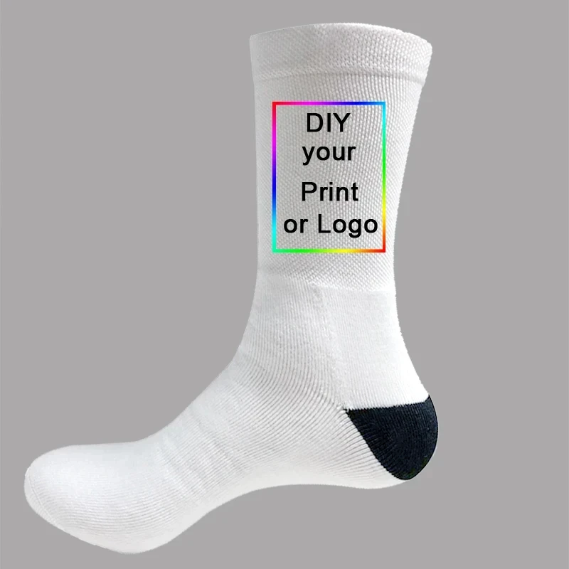 Customized Print Socks Women\'s Men\'s DIY Photo Logo Brand Quanlitity Cotton For Spring summer autumn winter