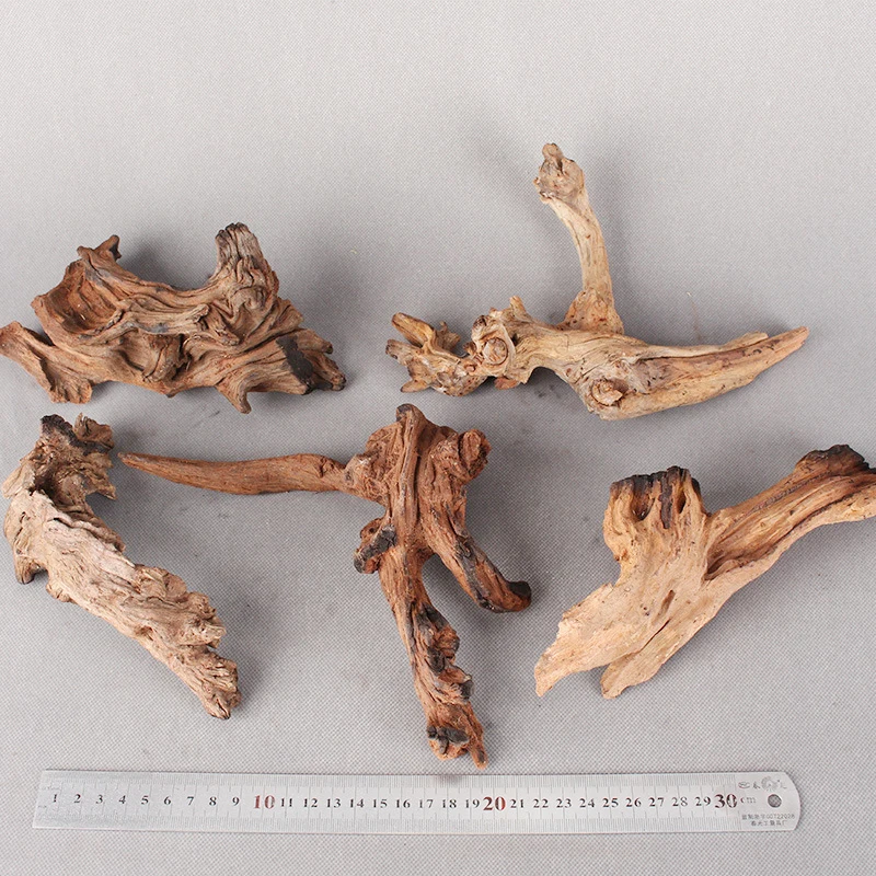 10/30CM Drift Wood Natural Tree aquarium decoration Fish Tank Driftwood Coral wood Climber Reptile Lizard Cork Pet Decor
