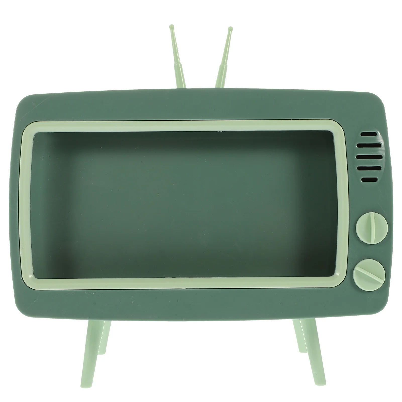 

1pc Creative Storage Tissue Box Cute Television Shape Large Capacity Napkin Container For Bathroom Bedroom Office Home Multi-Use