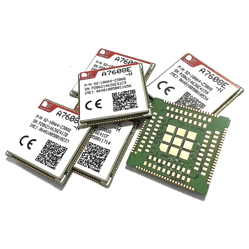 SIMCOM A7608E-H A7608SA-H LTE CAT4 Module suporrt Data Voice GNSS اختياري في المخزون متوافق مع SIM7600/SIM7600-H