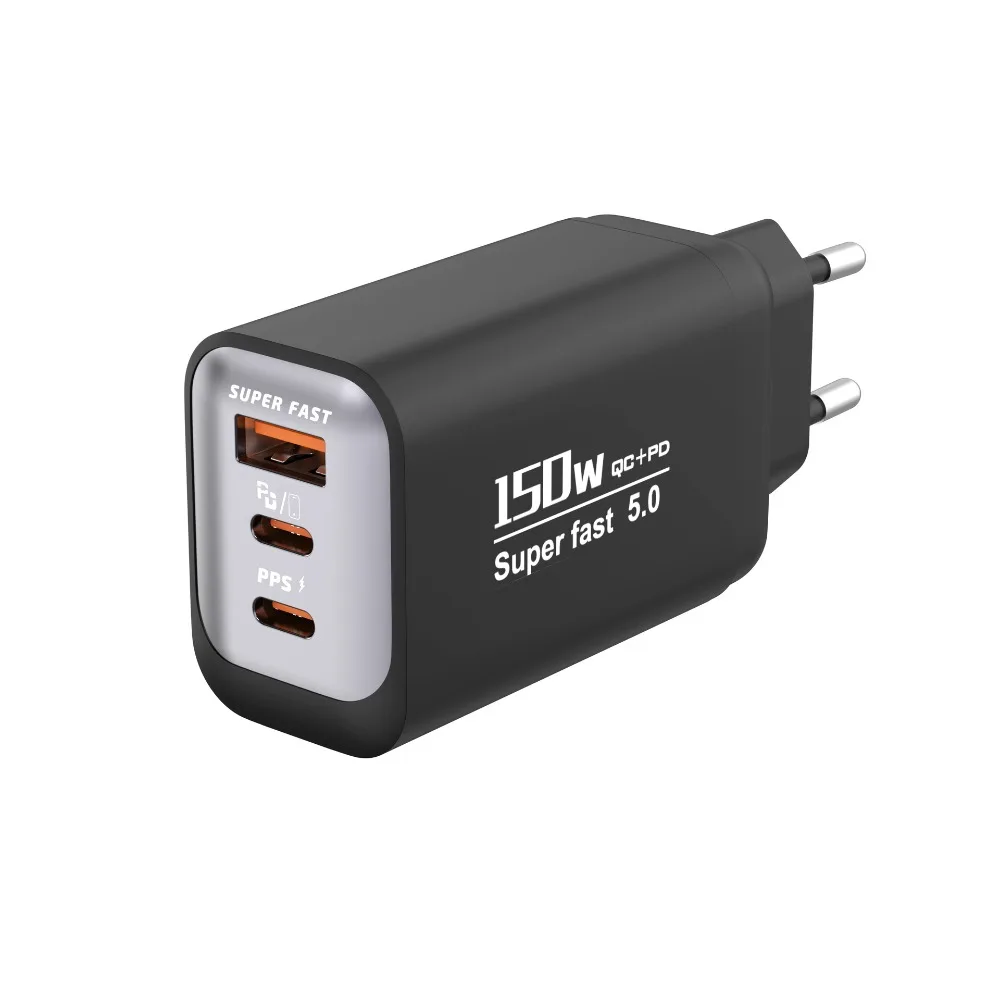 

Portable 3 Ports Mobile Phone Charger US/EU/UK Plug Universal Power Adapter USB Type C Power Supply Travel