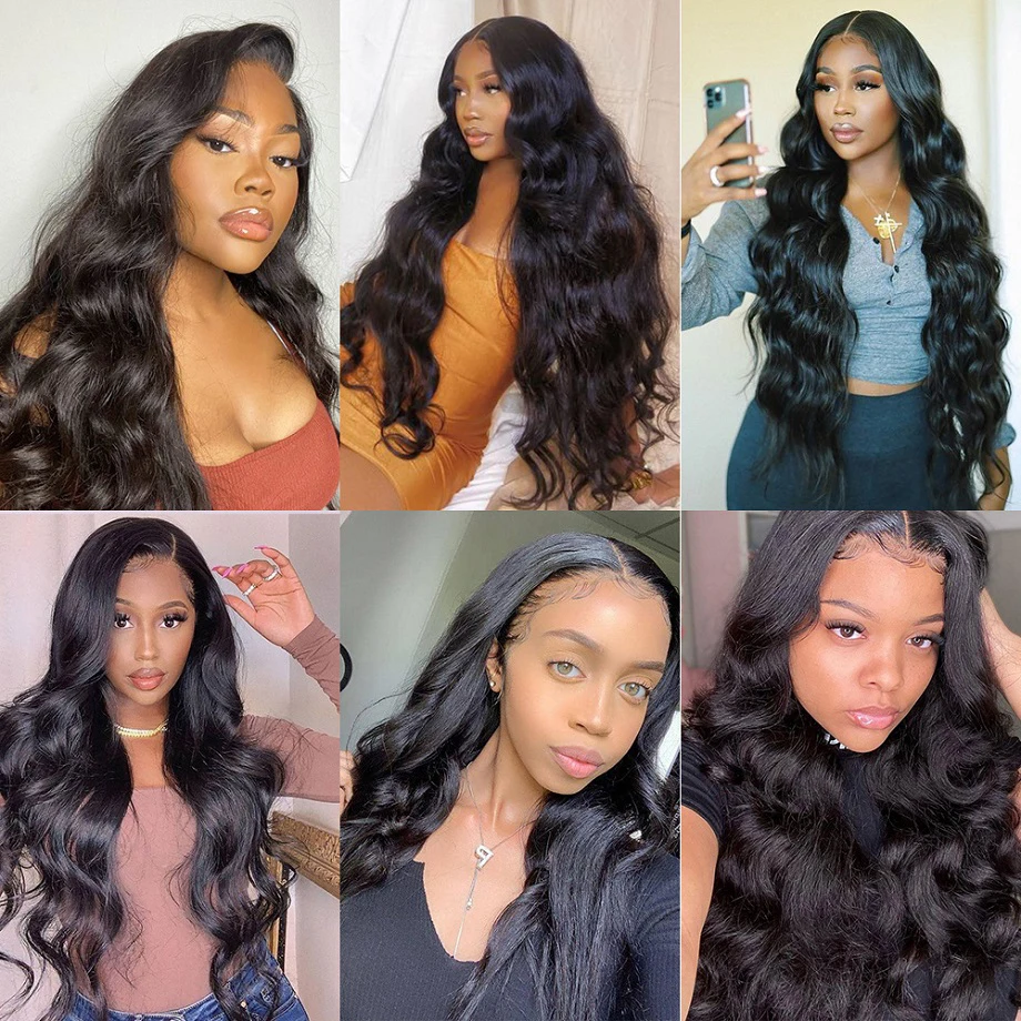 Perruque Lace Front Wig Body Wave Naturelle, Cheveux Humains, 13x4, 13x6 HD, Pre-Plucked, 30 Pouces, Au Choix, En Vente