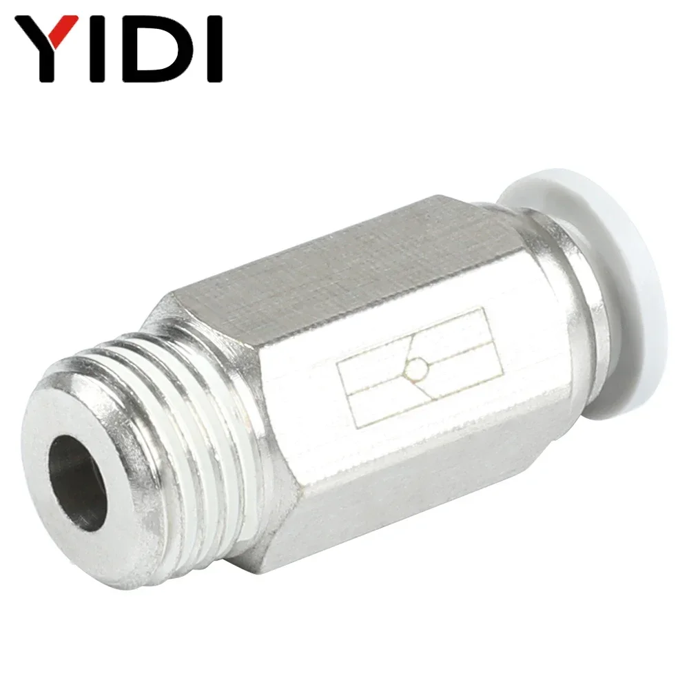 1/5/10pcs Check Valve Pneumatic Fitting Fittings Non-Return Connection Air Hose Tube Quick Connector 4mm 6mm 8mm 10mm Set 4 6 8