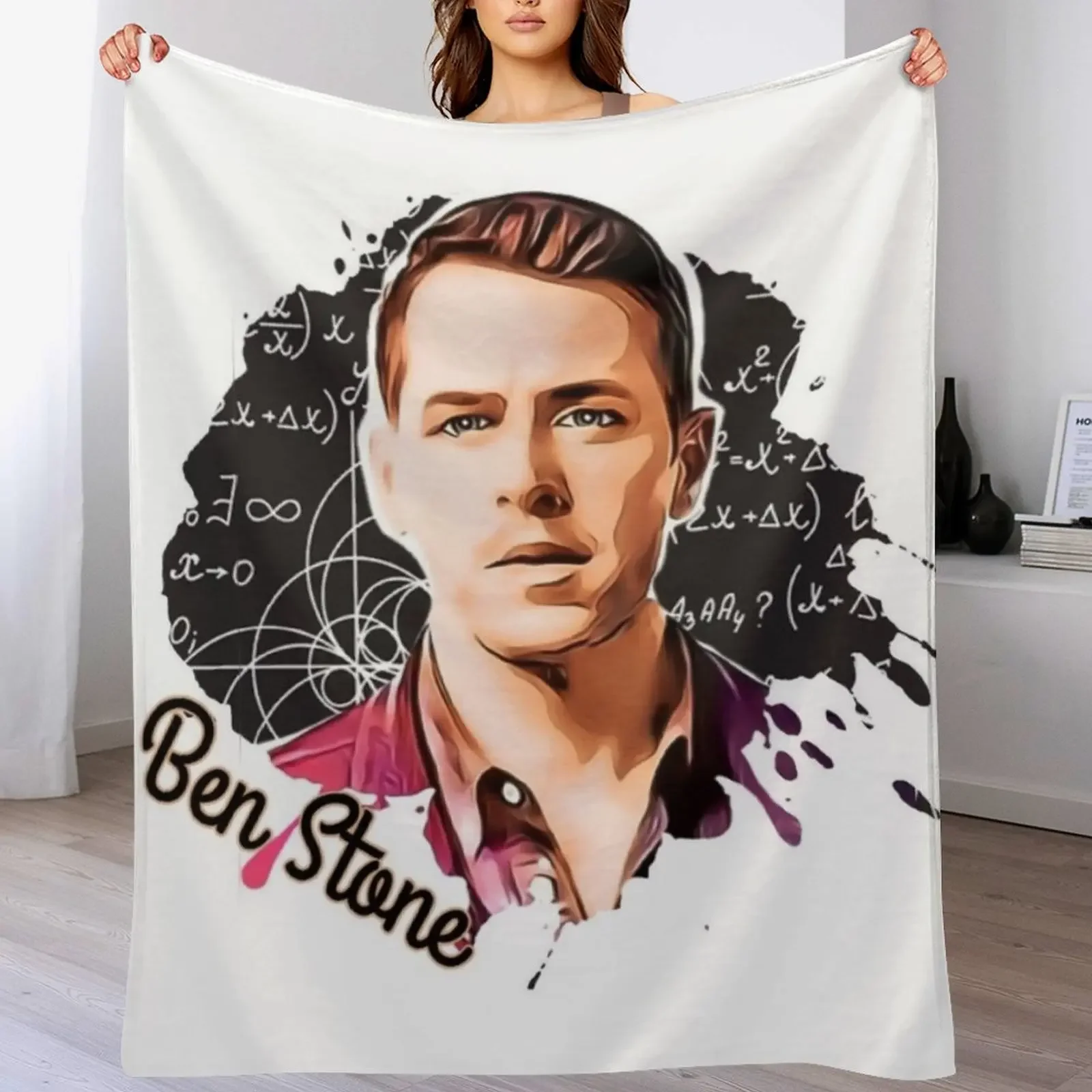 

Ben Stone Cartoon Throw Blanket All Season Soft Lightweight Blanket for Home