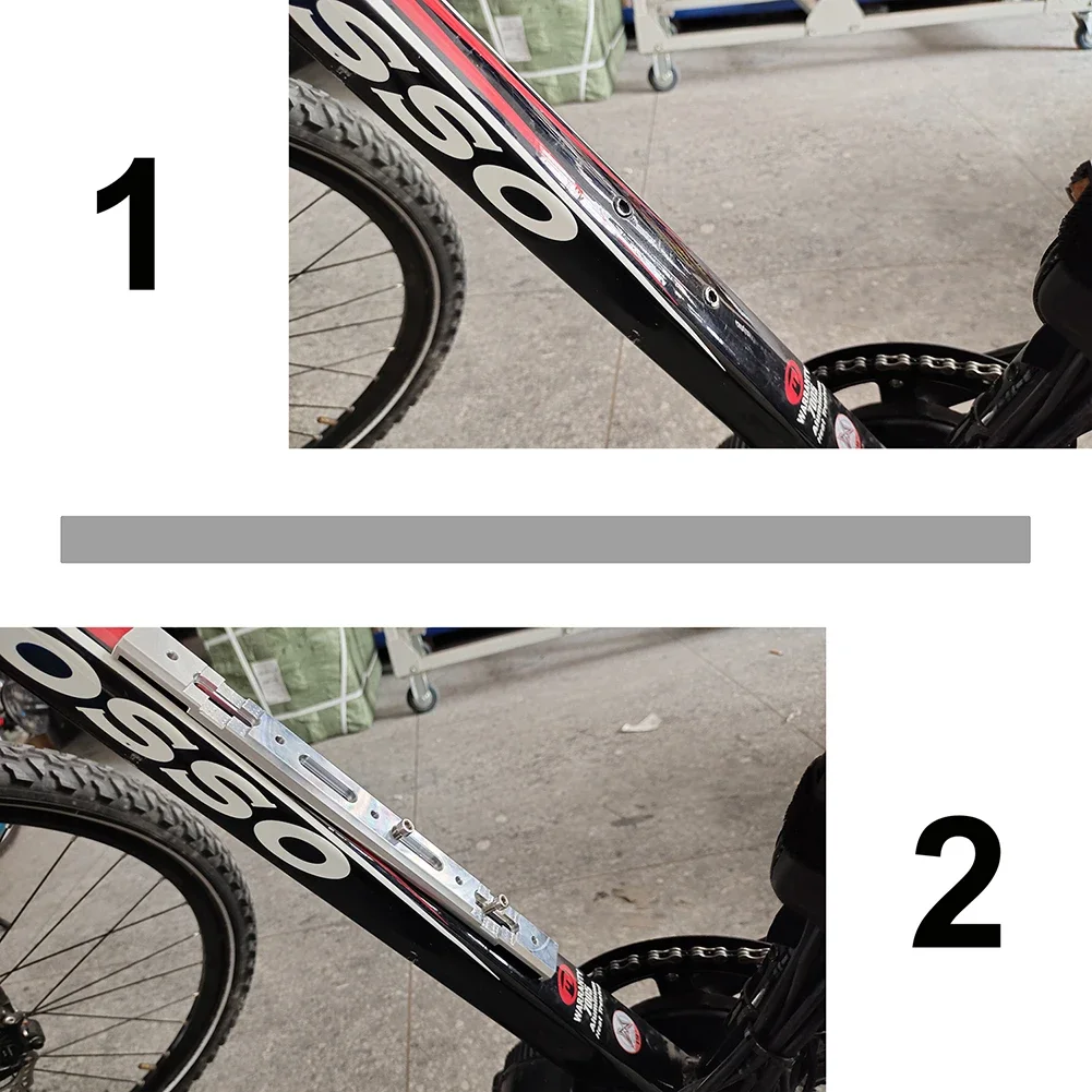 

Electric Bike Frame Battery Box Mount For HaiLong E-Bike Coversion Adapter Hot Sale With Clamps Bolts Wrench Kit Ebike Accessory