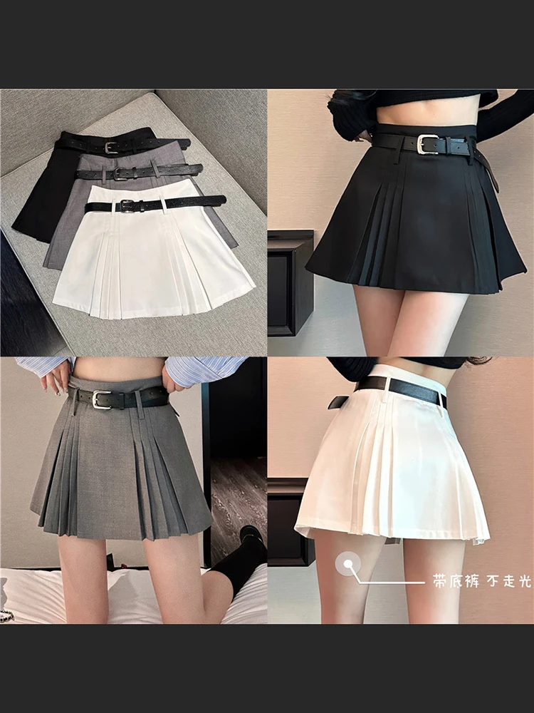 Golf women's A-line shorts skirt anti glare sports quick drying printed woven skirt