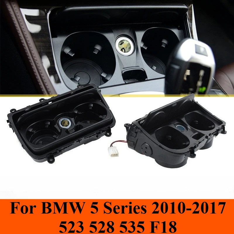 

For BMW F18 5 Series 523 528 535 Front Center Console Cup Holder Drink Tray Beverage Bottle Rack Dashboard Interior Accessories