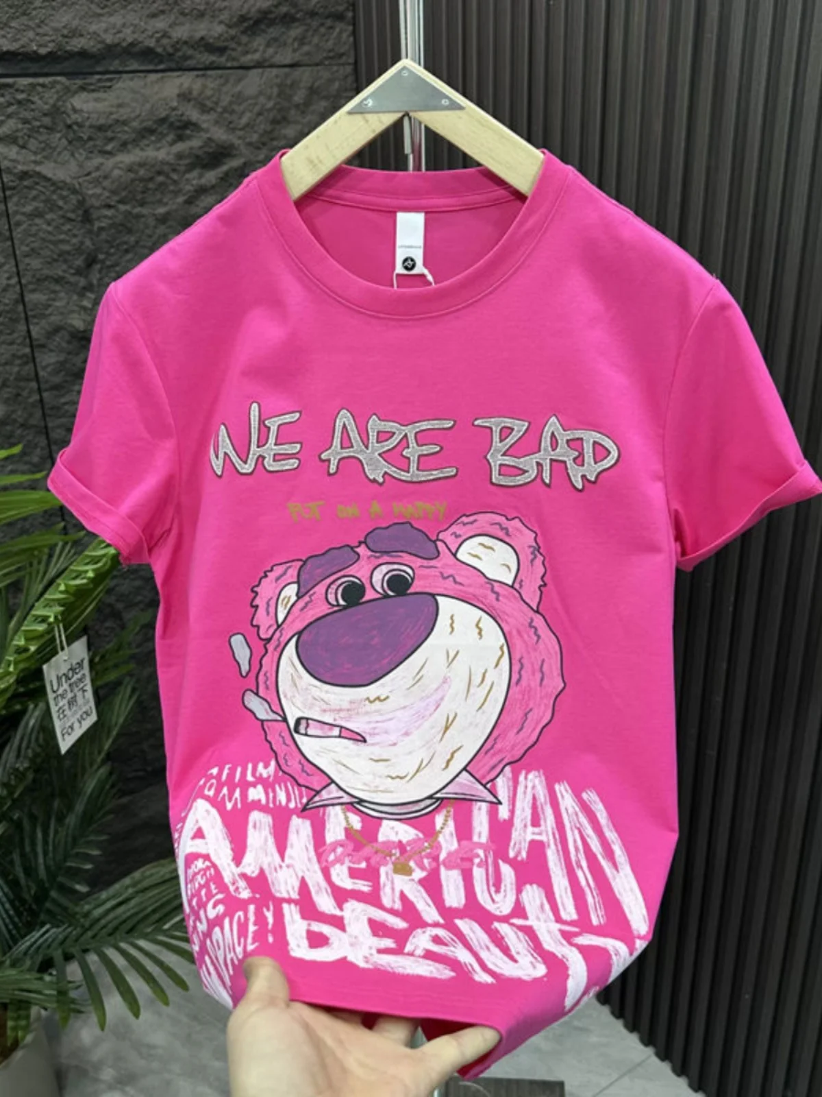 

Pure Cotton round Ne ort Sve T-irt Men's Loose Fit Printed Casual Faion Sun Protection irt Cool Sle Basic ular