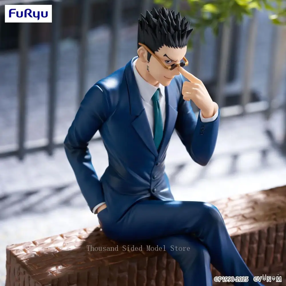 IN Stock Original FuRyu Noodle Stopper Figure Hunter x Hunter Leorio PaladiKnight Action Figure Collectible Toys 17Cm Model Gift