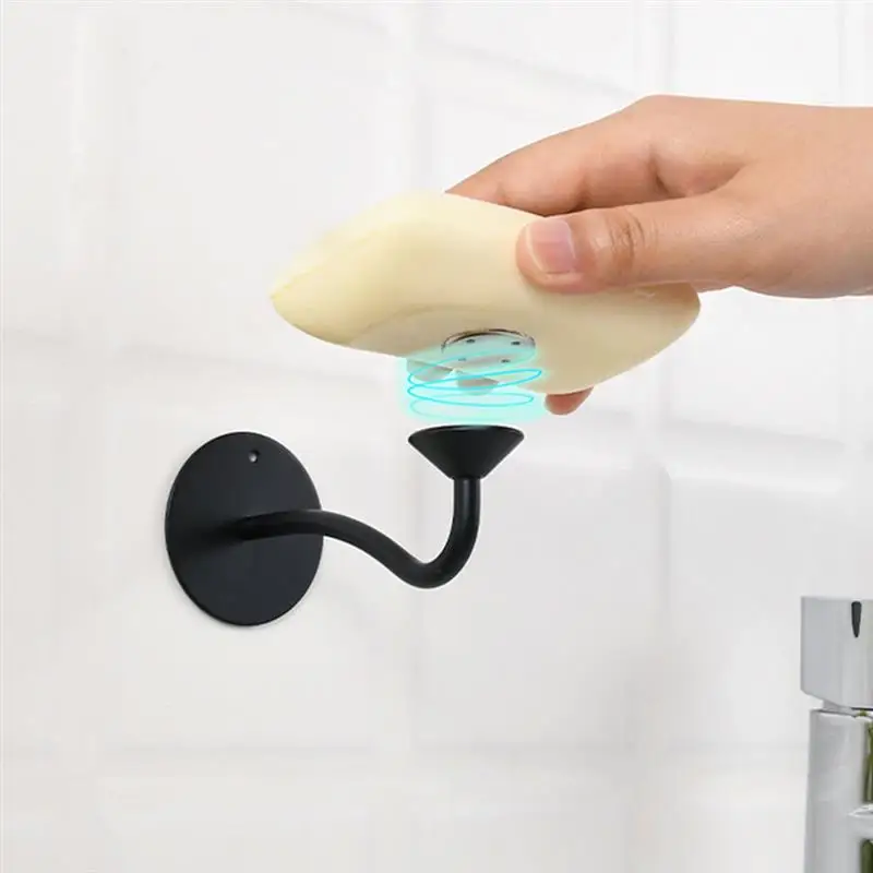 2pcs Toiletry Travel Containers Shower Dish Wall Bar Suction Rack Bathroom Organizer Mini Cup Mount Savers Container Hanging