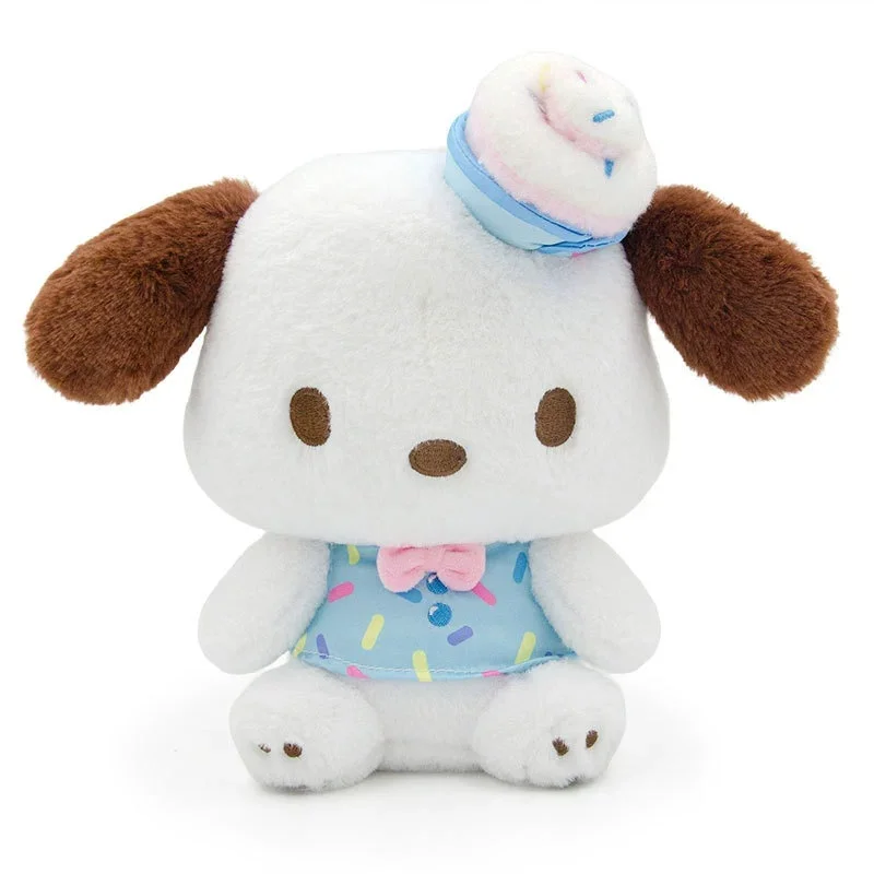 20CM cartoon Cinnamoroll My Melody Kuromi cosplay cake ice cream series plush doll PP cotton stuffed doll Kawaii sofa decoration view 3