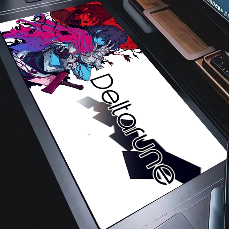 

Game Mouse Pad Laptop Pixel Art D-deltarune Gamer Mousepad PC Gaming Accessories Keyboard Pad Kawaii Kris Anime Desk Mouse Mat