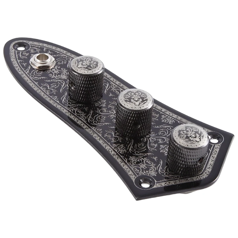 3 Jazz JB Bass Loaded Wired Control Plate For Bass Guitar Spare Parts Accessories Parts JB-03