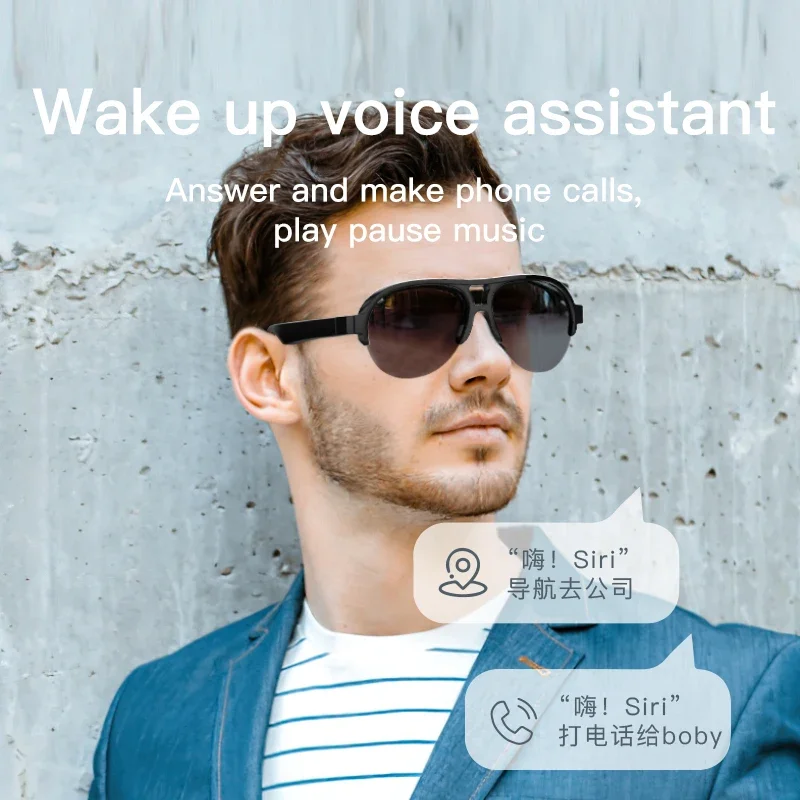 Bluetooth-очки, умные аудио беспроводные наушники, уличная защита от ультрафиолета, многофункциональные солнцезащитные очки, наушники для электрического скутера