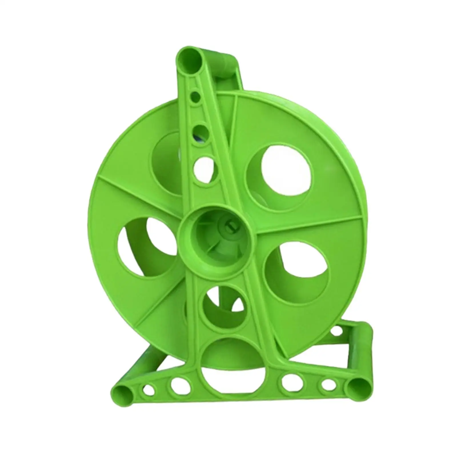 Garden Water Hose Reel Cart Hand Crank PP Sturdy Organizer for Outdoor Yard Watering and Vehicle Wash