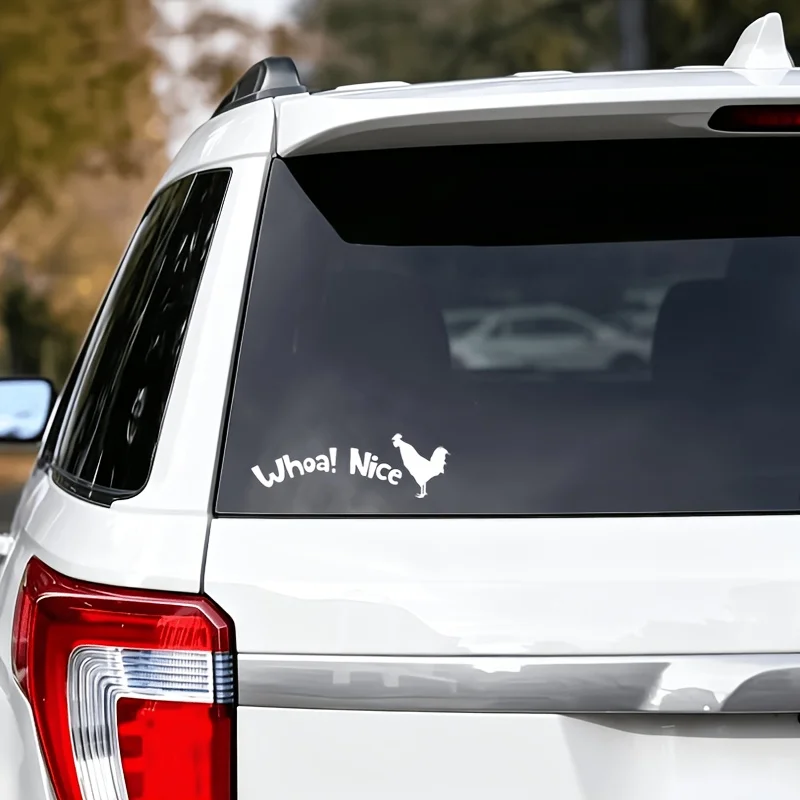 3Pcs/Set Funny Rooster Silhouette with 