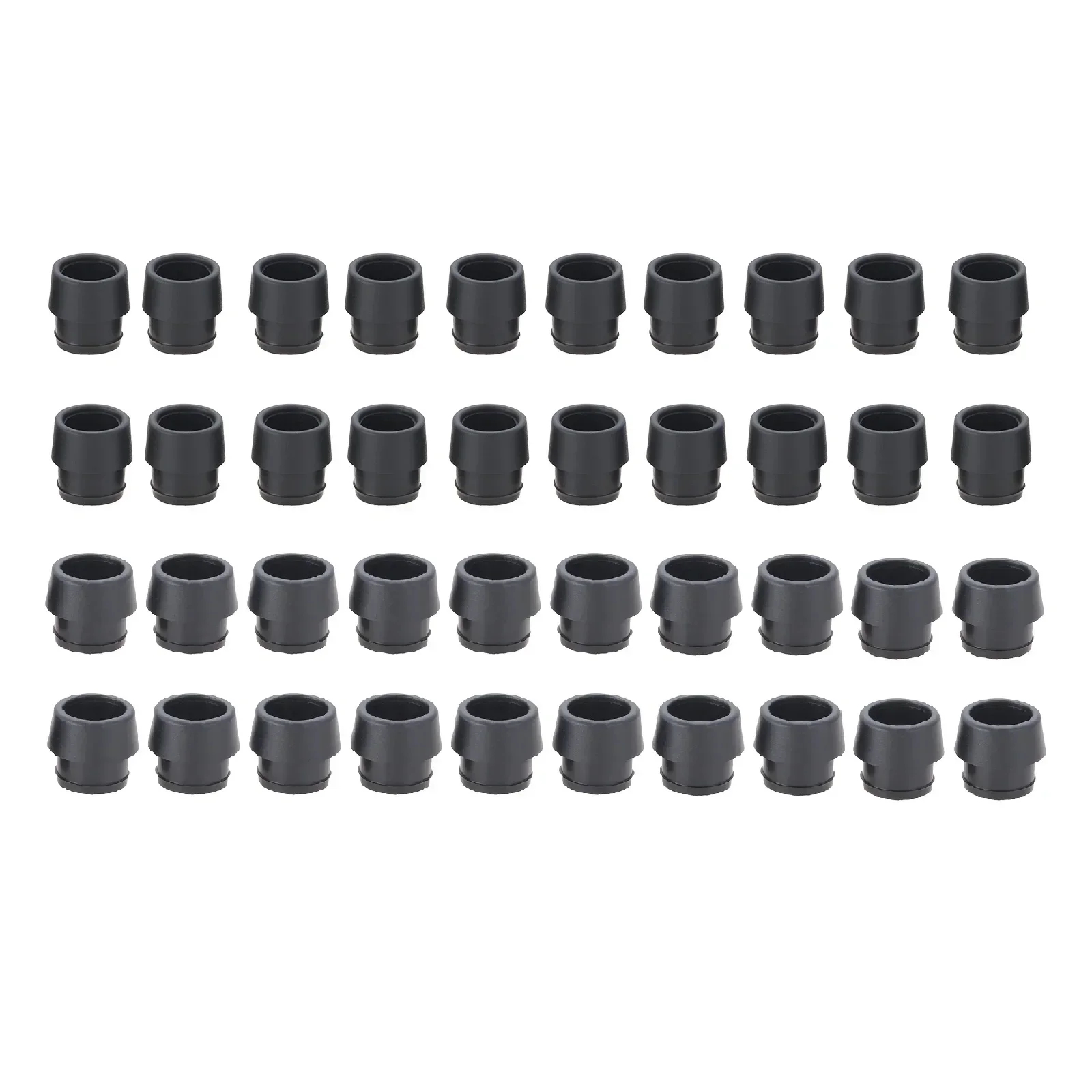 20Pcs 0.350/370 Black Soft Plastic Golf Ferrules for G410 G35 Driver Fairway Hybrid Club Shafts Sleeve Adapter Accessories