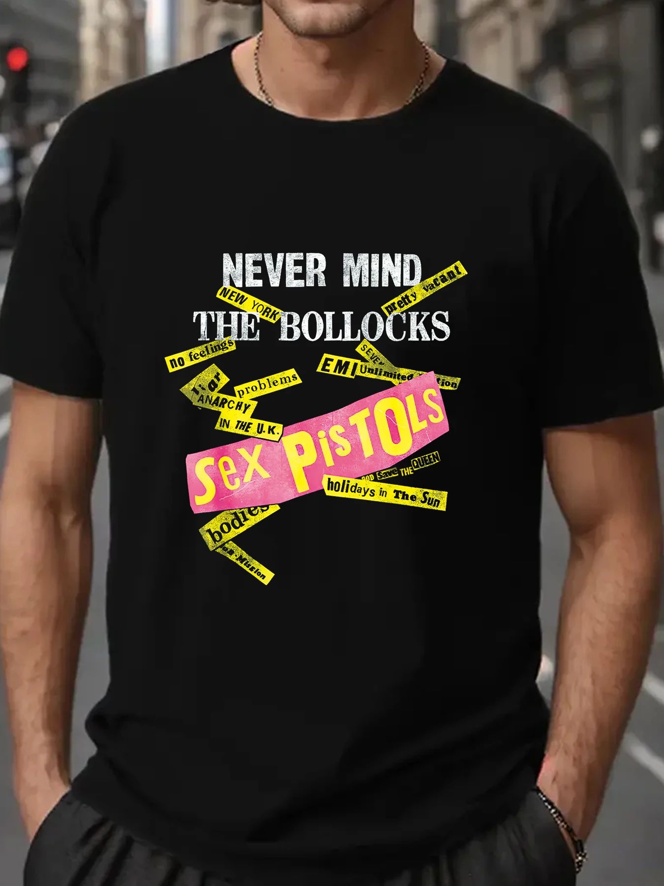 Never Mind The Sex Pistols T Shirt Birthday Gift 2024 New Vintage Men  Men\'s T-shirt Short Sleeve Tees Loose T-shirt