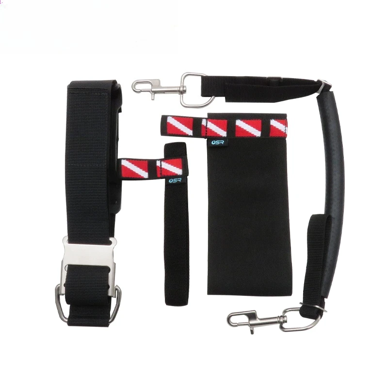 Technical Diving, Side Hanging BCD Bottle Hoop Combination Tank Stage Kit Diving Accessories