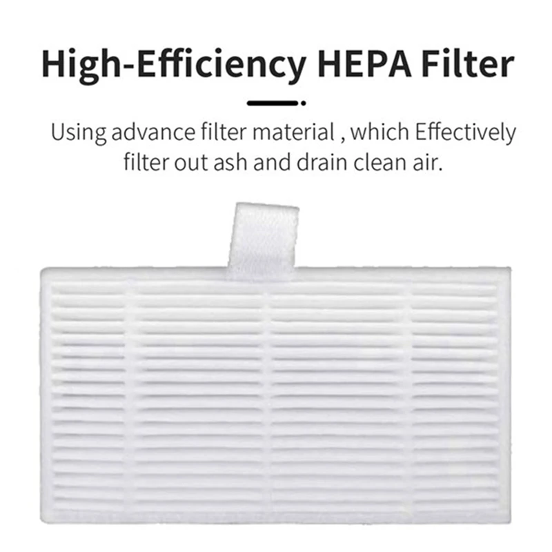 10Piece Replacement Parts Accessories For Uwant U200 Robot Vacuum Cleaner Hepa Filter Spare Part Replacement Accessories