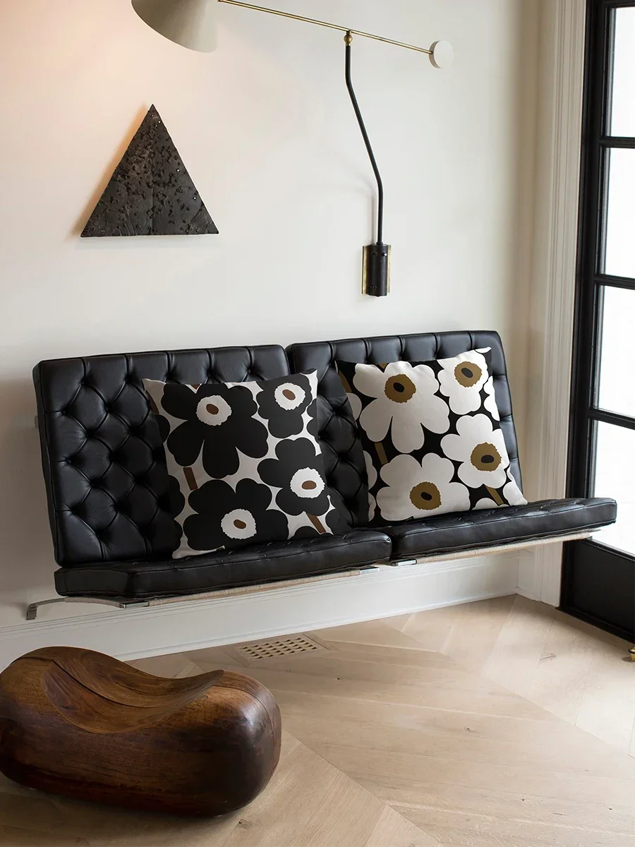 

Finnish design sunflower minimalist plant floral pillowcase cushion cushion sofa office bedroom backback