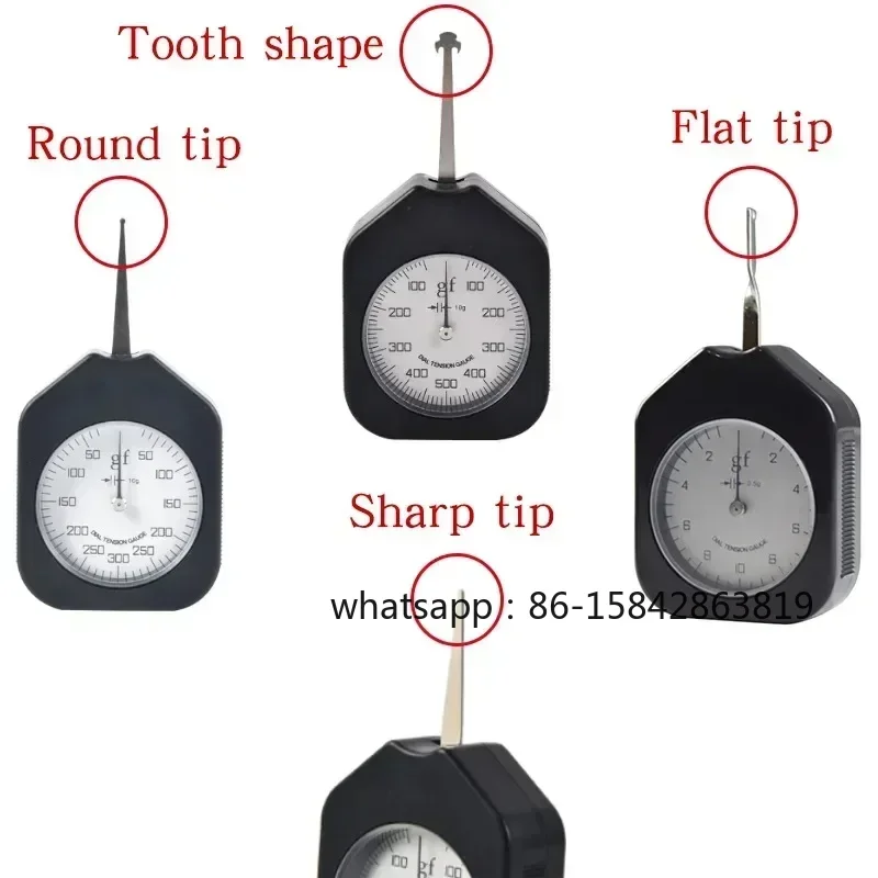 ATG Digital Tension Meter Orthodontics Dial Gram Force Gauge ATN Tesionmeter for Contact/ Precision Pressure Electronic Tesion