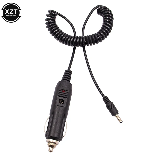 Przenośne kabel z wtyczką zapalniczka samochodowa 12V ze złączem męskim 3.5mm * 1.35mm do przedłużacza gniazdo kablowe ładowarki samochodowej