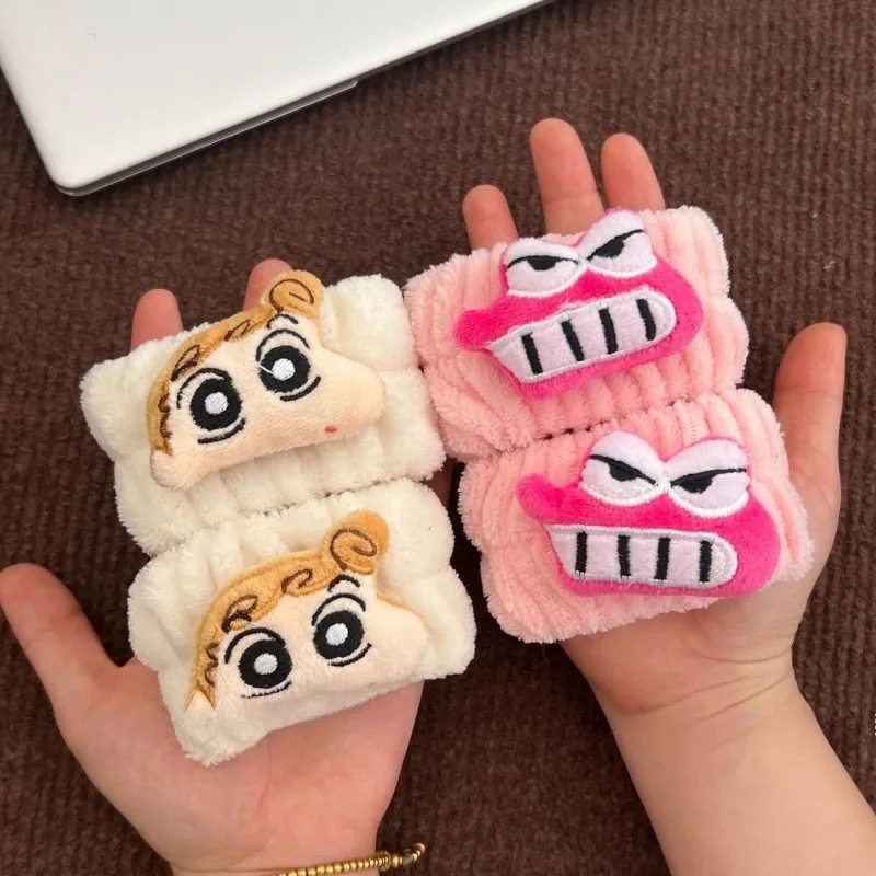 Neues Crayon Shin-chan Kreatives Persönlichkeits-Gesichtswasch-Armband, Saugfähiges Armband zum Waschen, Kann als Haargummi Verwendet Werden – Detail 6