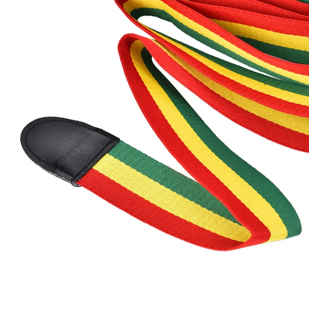 Alça de ombro Djembe de 3,5 m ​ ​ Comprimento ajustável ​   Tricolor ​ Correia de tambor africano ​   Correia de desempenho ​ ​ Acessório para baterista ​