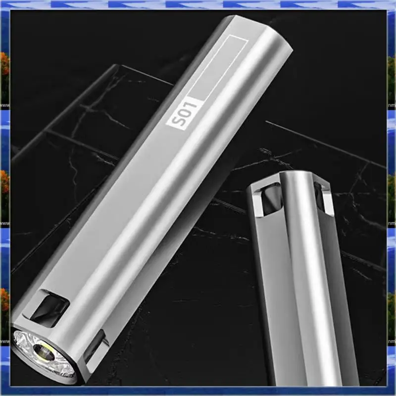 LJL Mini linterna LED impermeable, superbrillante, recargable por USB para acampar y emergencias al aire libre