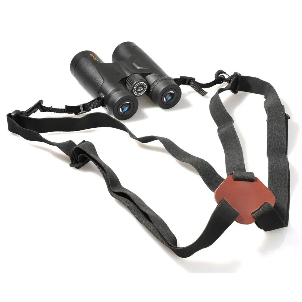 

Universal Leather Optics Binocular Strap Webbing X-shaped Binocular Harness Strap Binocular Carrier Quick Release Telescope