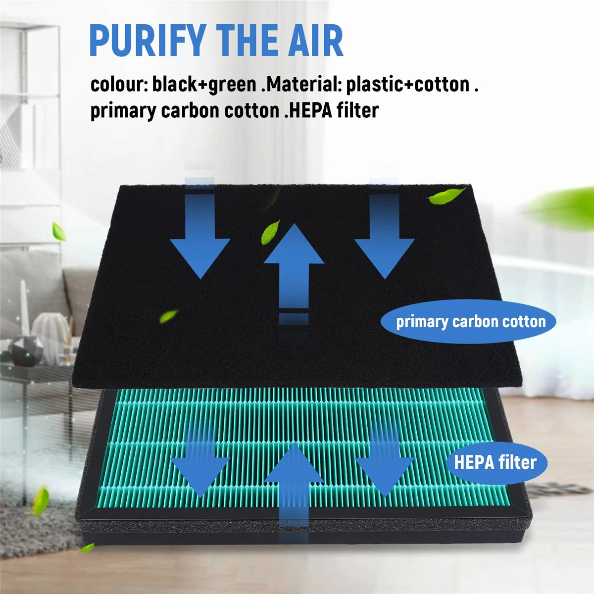 A74X Filter Carbon Fiber for COWAY Air Purifier AP-1009CH AP-1008DH AP-1012GH AP-4072DH Accessories